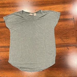 ST. TROPEZ WEST | boxy green tshirt modal | xs